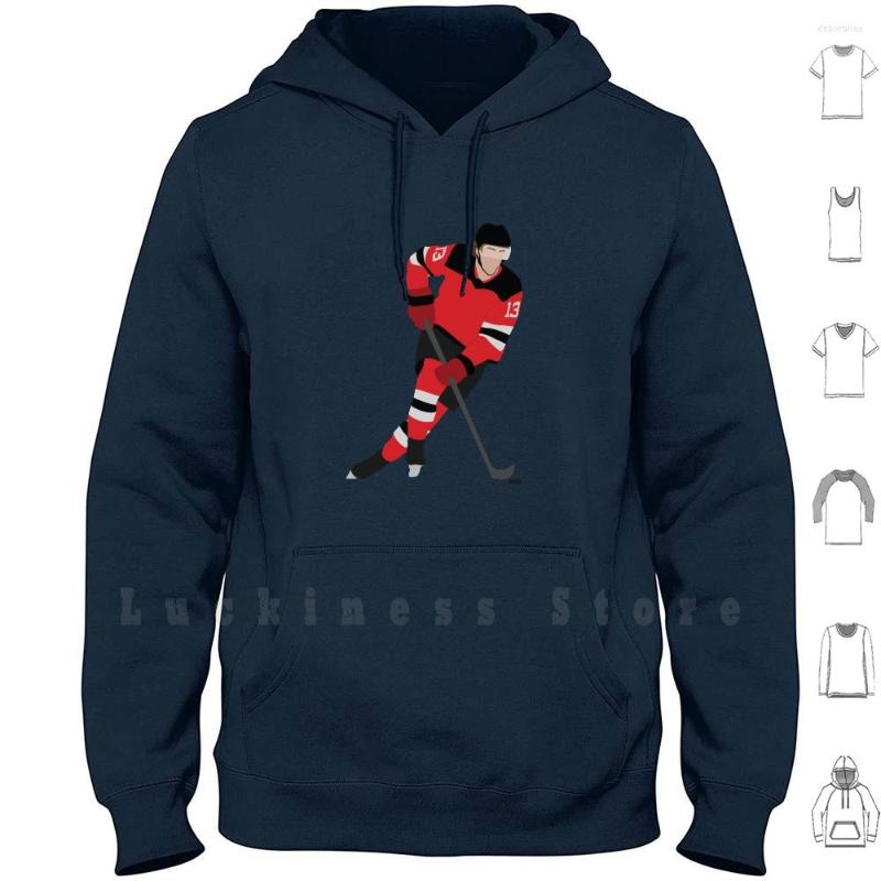 

Men' Hoodies Nico Hischier Long Sleeve Jersey Devil Hockey, M-3-4baseball-black