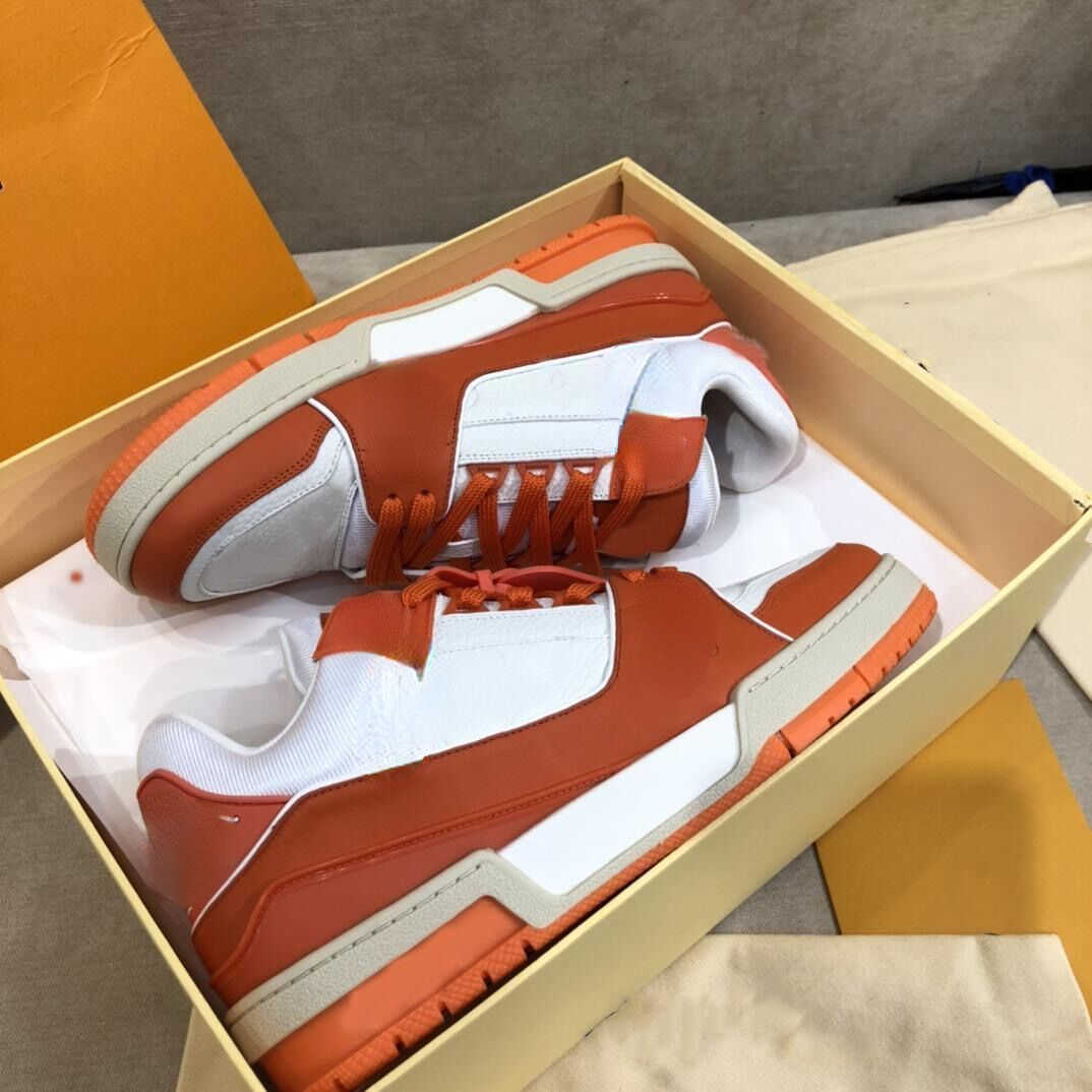 

Brand Casual Shoes designer design Women mens designer black White green blue leather sport running shoes 34-46