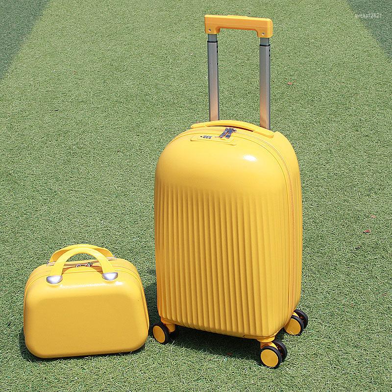 

Suitcases 20/22/24/26/28 Inch Travel Bags For Children Mute Universal Wheel Kids' Luggage Zipper Style Dry Wet Depart Suitcase Set