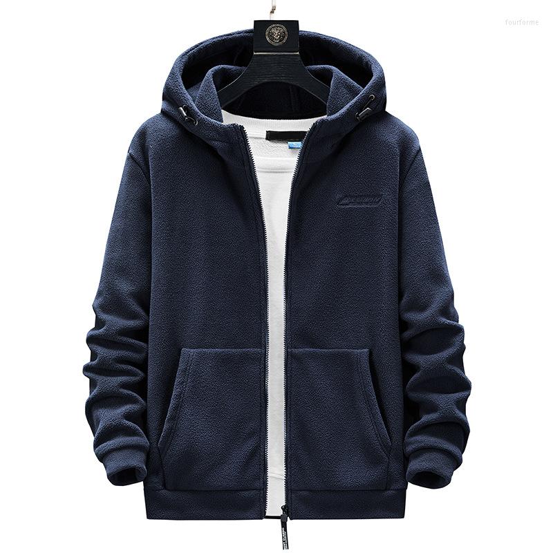 

Men's Jackets Men's Large Size Spring Autumn Coat Husband Polar Fleece Outerwear Male Plus Big 8XL 7XL Hooded Winter Men Windbreaker, Black
