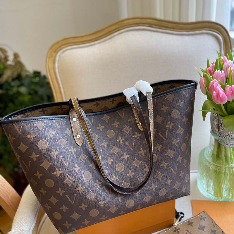 

Ladies Fashion Casual Designe Luxury TOTE Handbag Shoulder Bag designer bags Wallet Zipper Bag Women Wallets PU Long Womens Coin Purses Handbags Easter Day, Brown