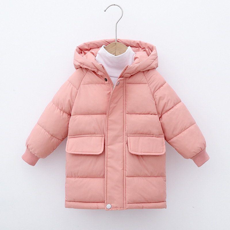 

Down Coat Girls Thick In Winter For Children Boys Jackets Toddler Cotton Baby Kids Outerwear Hooded Snowsuit Overcoat 221130, Blue