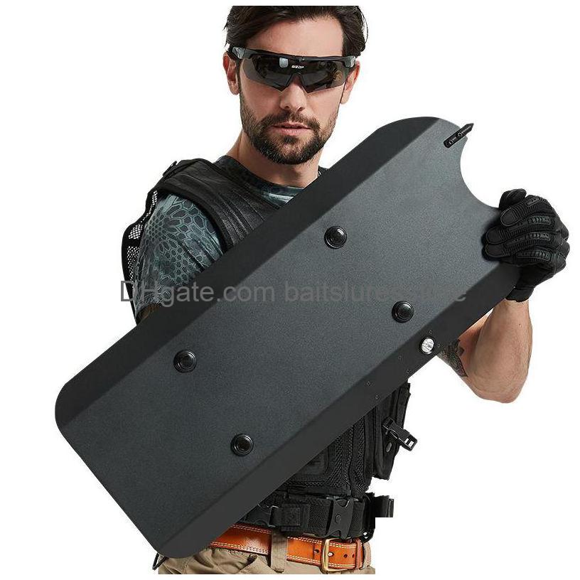 

Others Tactical Accessories Aluminum Alloy Metal Shield Protects The Arm Part And Grasps Mechanical Shell With One Hand Drop Deliver Dhyto, Black