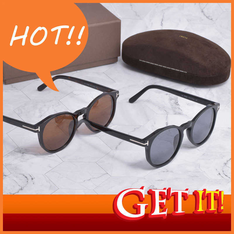 

Fashion Luxury Designer Sunglasses Tom Sunglass Fd Tf0591 Plate Polarized Round Frame Live Broadcast Glass
