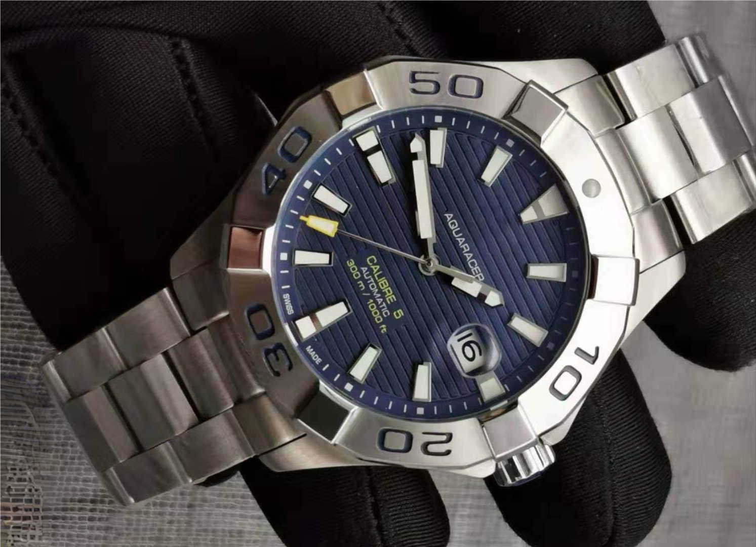 

mens watches fashion designer Automatic Watch for man Stainless Steel Band Watches 2813 Movement Watch blue wristwatch luxury rolej