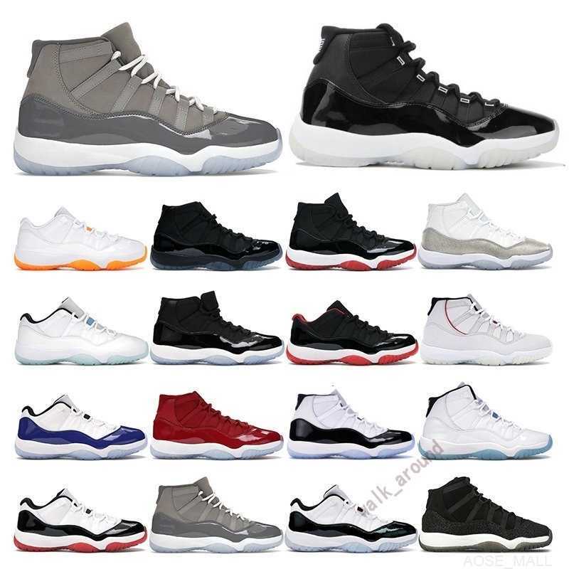 

Basketball Shoes Sports Sneakers Trainer Citrus Cool Grey 25Th Anniversary Bred Concord Space Jam Cap Lower Price Mens 11S Jumpman 11 And, 26