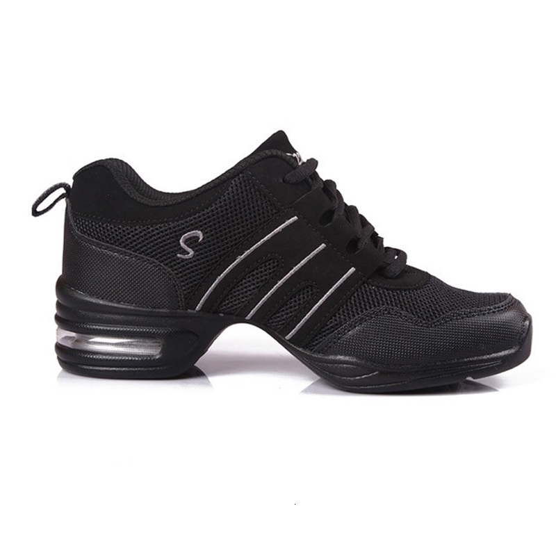 

Safety Shoes Dancing Shoes For Women Sports Feature Modern Dance Jazz Soft Outsole Breath Shoes Female Waltz Sneakers Wholesale 221130, 760 red