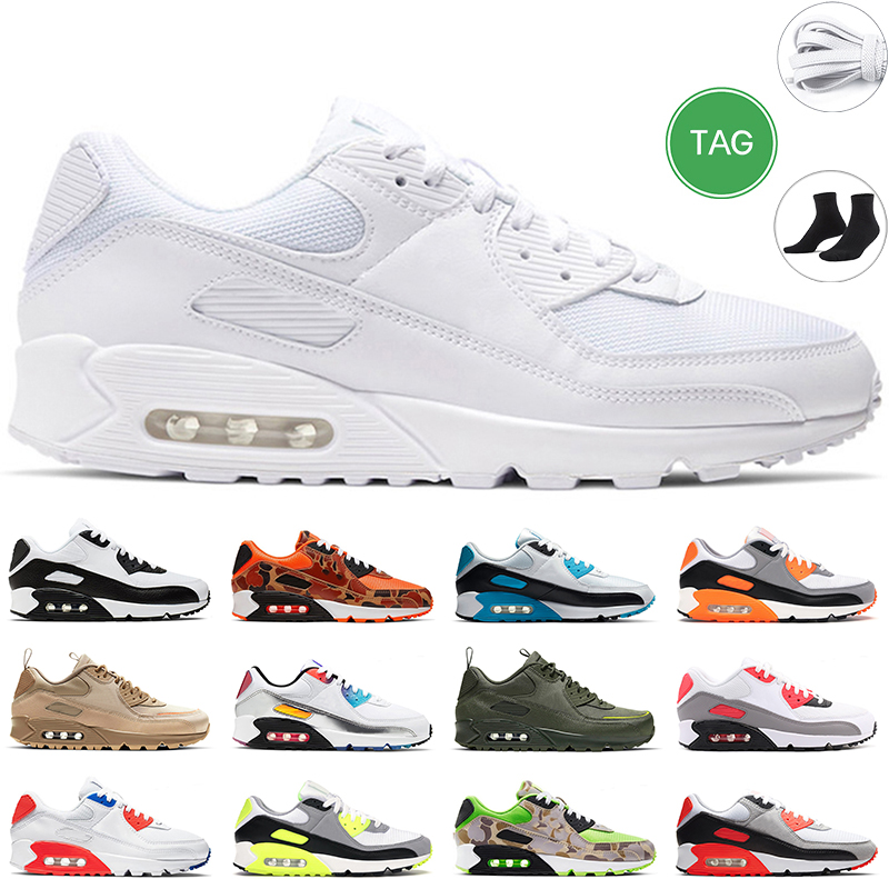 

men women running shoes max Orange Green Desert Camo Light Bone Triple White Black Flare Laser Blue mens trainer sports sneakers, #5