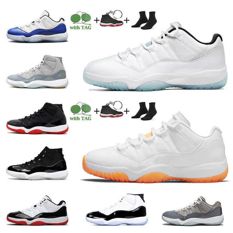 

Jumpman 11 11s Low Legend Blue Citrus Mens Basketball Shoes Jubilee 25th Anniversary Bred Cap and Gown Outdoors Sports Trainers Sneakers, D38 low unc 36-47