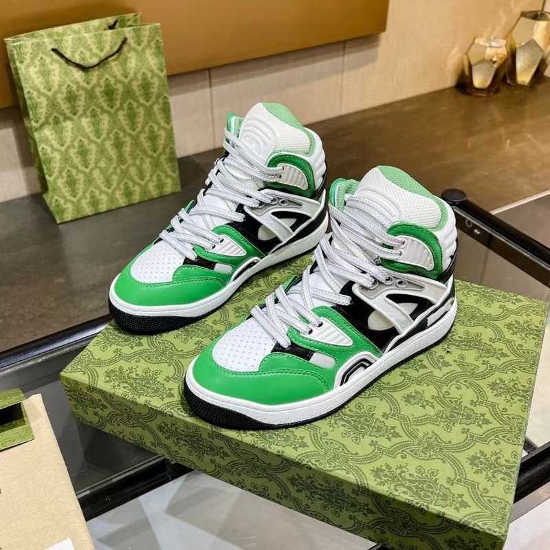 

Autumn New Men's High-top Sneakers Couple Models Spelling Color Retro Old Daddy Shoes Sneakers Women's Shoes 221202, White