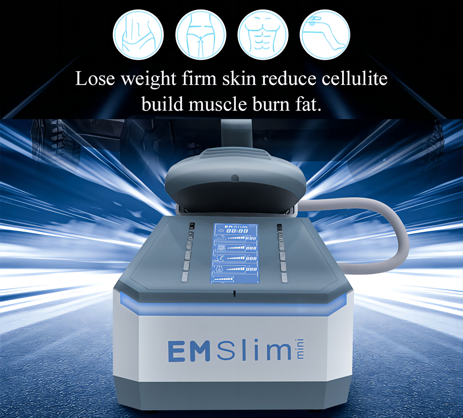 

High Power EMSLIM NEO MINI slimming machine EMS Muscle Stimulator sculpt HIEMT RF Muscle Sculpting weight loss reduce fat burning body slim beauty equipment