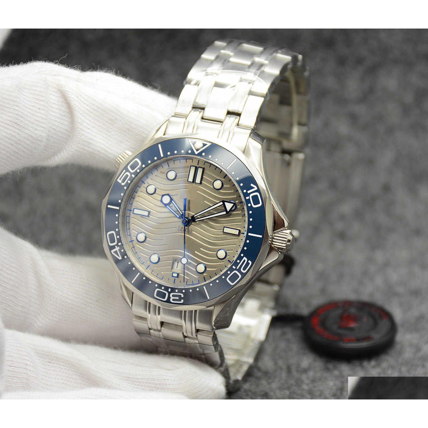 

Wristwatches 2022 Top 42Mm Matic Mechanical Outdoor Mens Watches Watch Black Dial With Stainless Steel Bracelet Rotatable Bezel Tran Dhtus