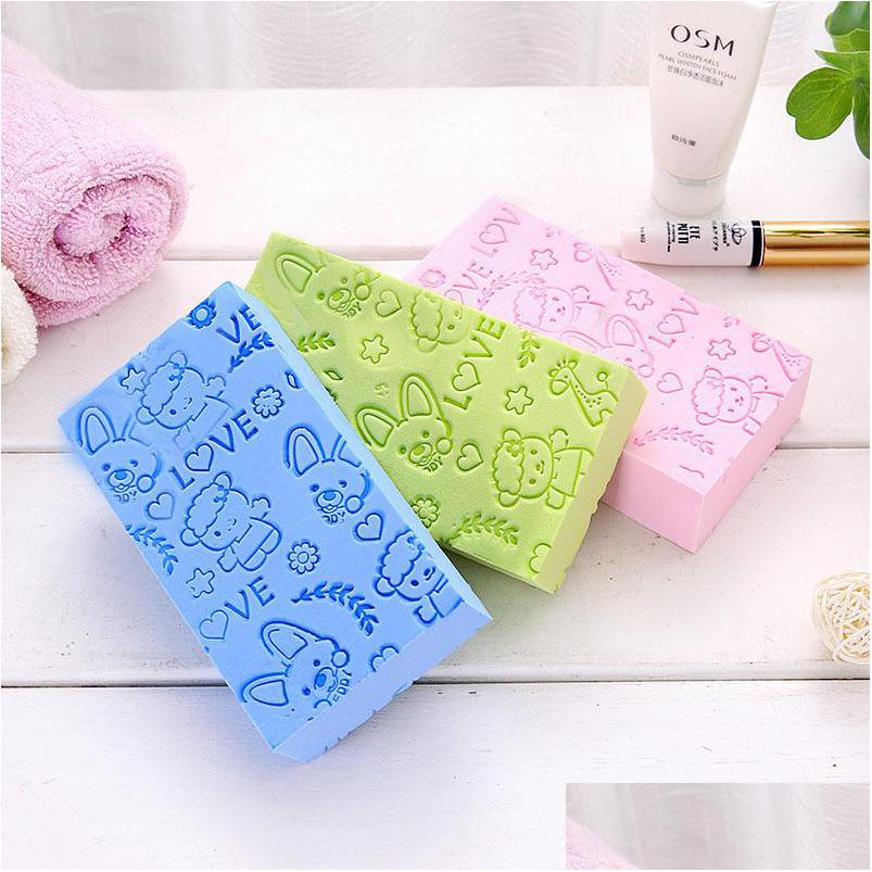 

Bath Tools Accessories Bath Tools Accessories High Density Thickening Printing Magic Sponge Towel Baby Kids Exfoliating Dead Skin Dhirl