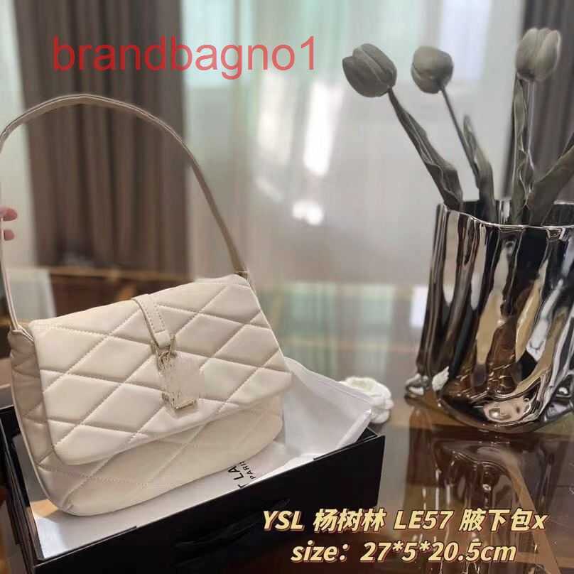 

YS Designer Bags for Women price 2023 Early Spring New Versatile Cloud Pillow Crossbody Lingge Fashion Shoulder Advanced Texture U, White