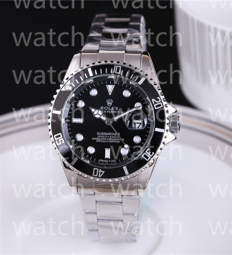 

2022 watch Famous Top Watches rolex Submariner 40mm watchs for men Mens Womens Quartz Watch Steel Band Men Sports Quartz Watch Women Gift NO Box designer watches