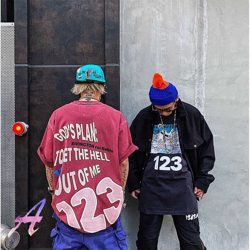 

Men' T-Shirts Men' Summer RRR123 Tshirts High Street Old Wash Pocket Letter Print Vintage Cotton Short-sleeved Oversized T Shirt T221130, E705