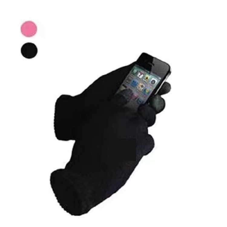 

Fashion Knitted Thick bike Glove For Men Women Christmas Deer Printed Warm Autumn Winter Full finger Gloves CPA4364 Christmas, Pink no box