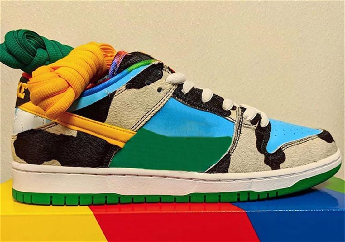 

Authentic Ben Pro QS Low Chunky Shoes F&F Packaging White Lagoon Pulse Black University Gold Skateboard Men Women Sports Sneakers Jerrys With Original box, Regular box