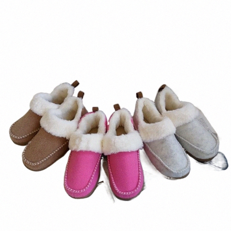 

autumn and winter new quality slippers plush added velvet felt warm soft sole non-slip flat slippers at home U4hg#, Grey