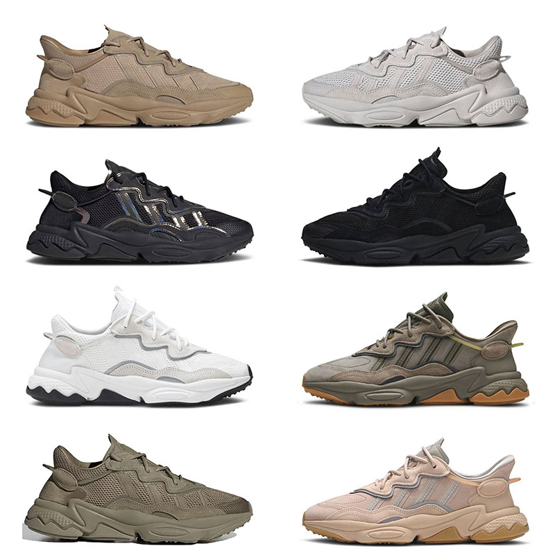 

whoilesale dad shoes ozweego men women adds trainers triple s black white Bliss Iridescent cloud white chalk pearl carbon metal grey ozweegos hemp sneakers, C30 trace cargo 36-45