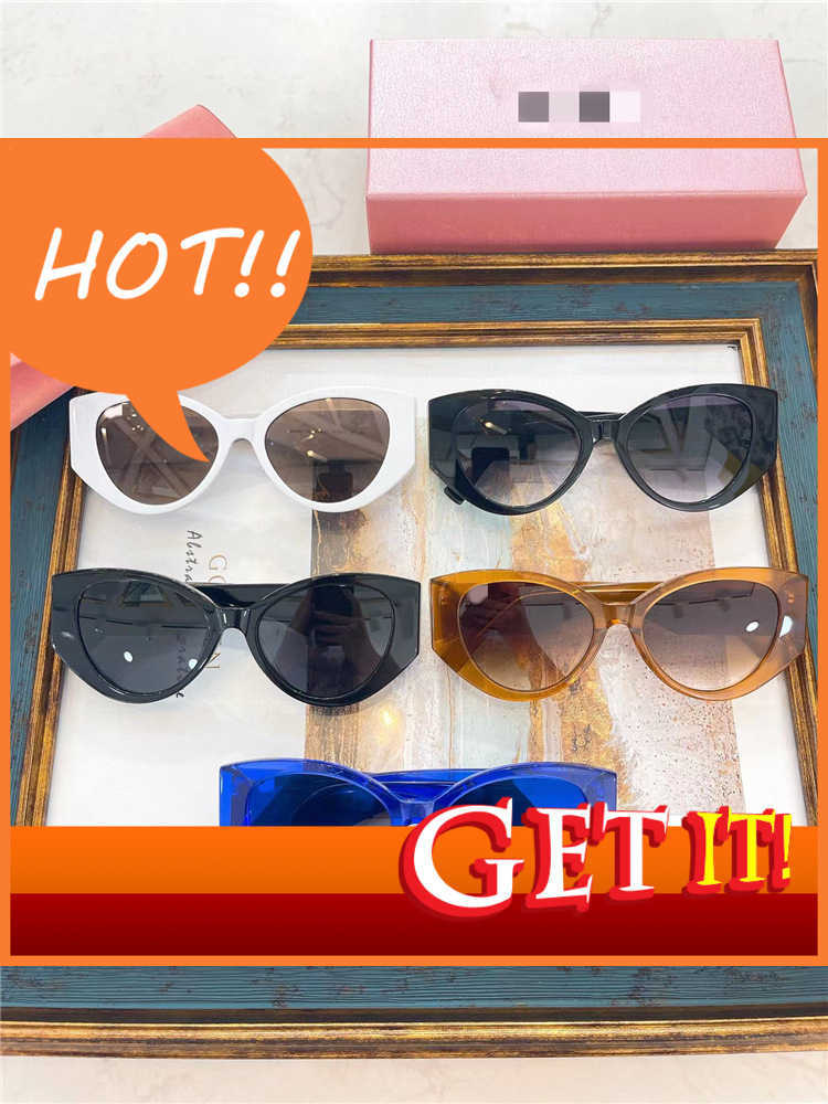 

Fashion Luxury Designer Sunglasses 2022 New Miao Family Cat's Eye Sunglass Ins Net Red Same Smu03 Street Shot Women