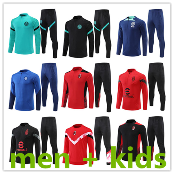 

AC milanS Inter jerseyS designer tracksuit retro tuta maglia training survetement foot camiseta jerseys chandal kit football men and kids uomo calcio maillot