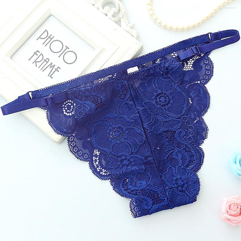 

Women's Panties L'bellagiovanna Women's Lace Underwear Bikini Adjustable Briefs Sexy Seamless Female Underpants Brand Bragas 8813n, Blue 8812