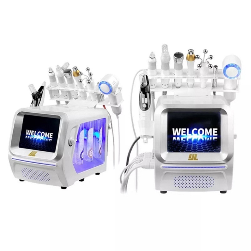 

Hydrogen oxygen Microdermabrasion Water dermabrasion Facial Machine New Product EMS RF 8 in 1 Facial Management