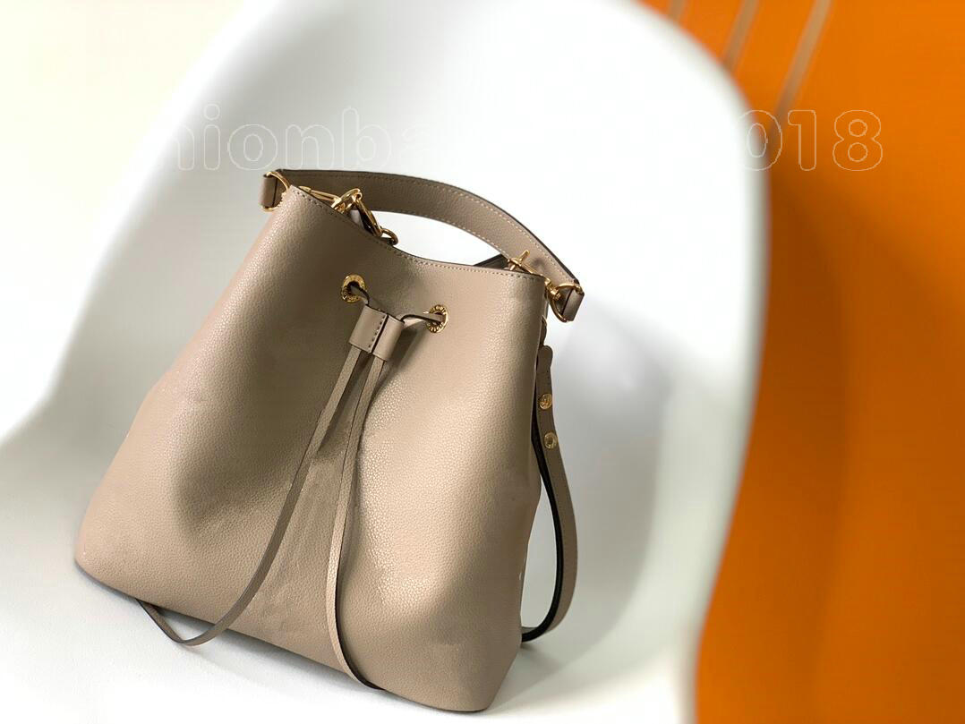 

NEONOE MM Bucket Bag Bicolour Monograms Leather Designers Luxury Handbag Womens Drawstring Tote Neo Noe Shoulder Bag M45497 M45808 M44020 M44887 M44022 M44021