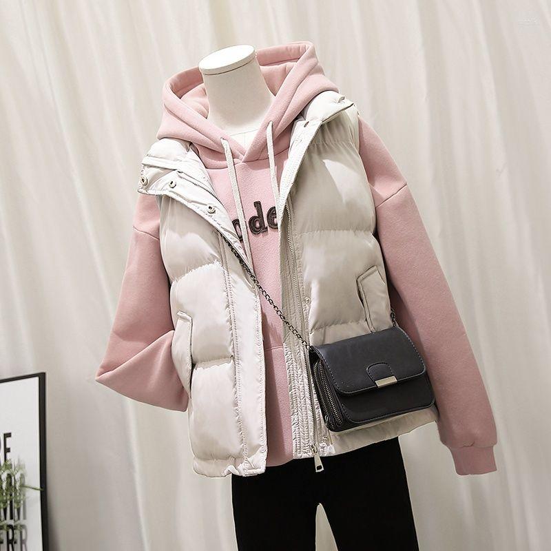 

Women' Vests Down Jacket Woman Winter Coat Female Long Duck Vest Portable Sleeveless Fashion Warm Waistcoat Padded G175, Black