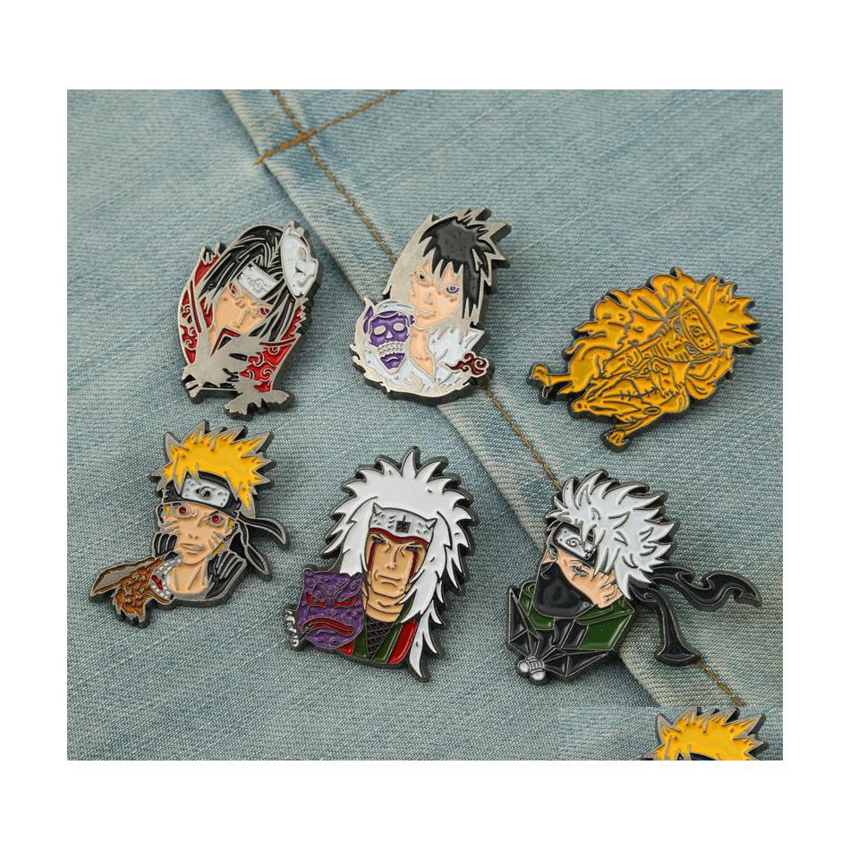 

Pins Brooches Naruto Characters Pin Cute Movies Games Hard Enamel Pins Collect Metal Cartoon Brooch Backpack Hat Bag Collar Lapel Ba Dhpbc