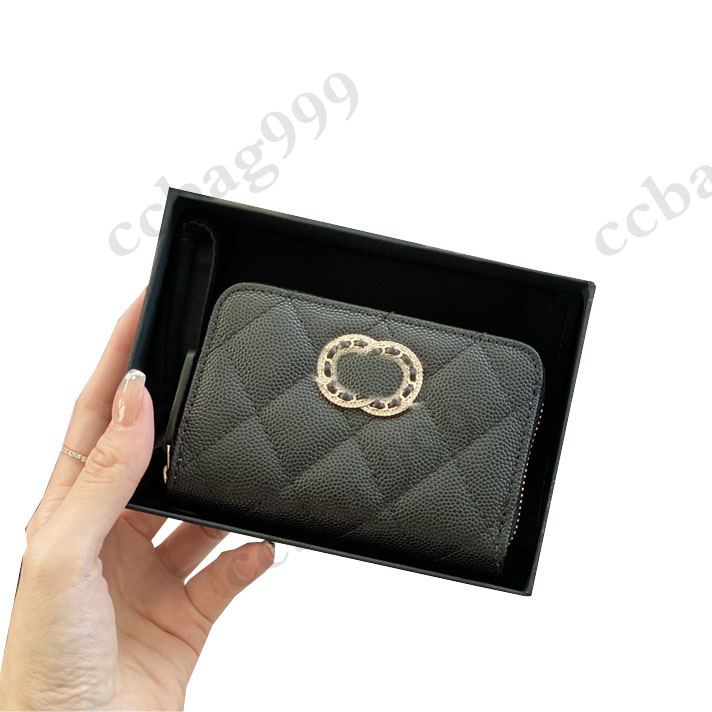 

Womens Super Mini Cowhide Coins Purse Diamond Metal Hardware Quilted Calfskin Wallets Designer Bags Luxuries Handbags Matelasse Multi Pocket Card Holder, Green