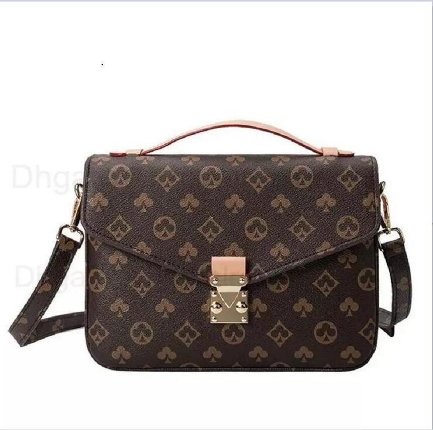 

Women Luxurys Designers Bags Messenger Handbag Lady Totes Fashion Vintage Printing Shoulder Bag Classic Crossbody Bag Stock Cross body Wallet, Black