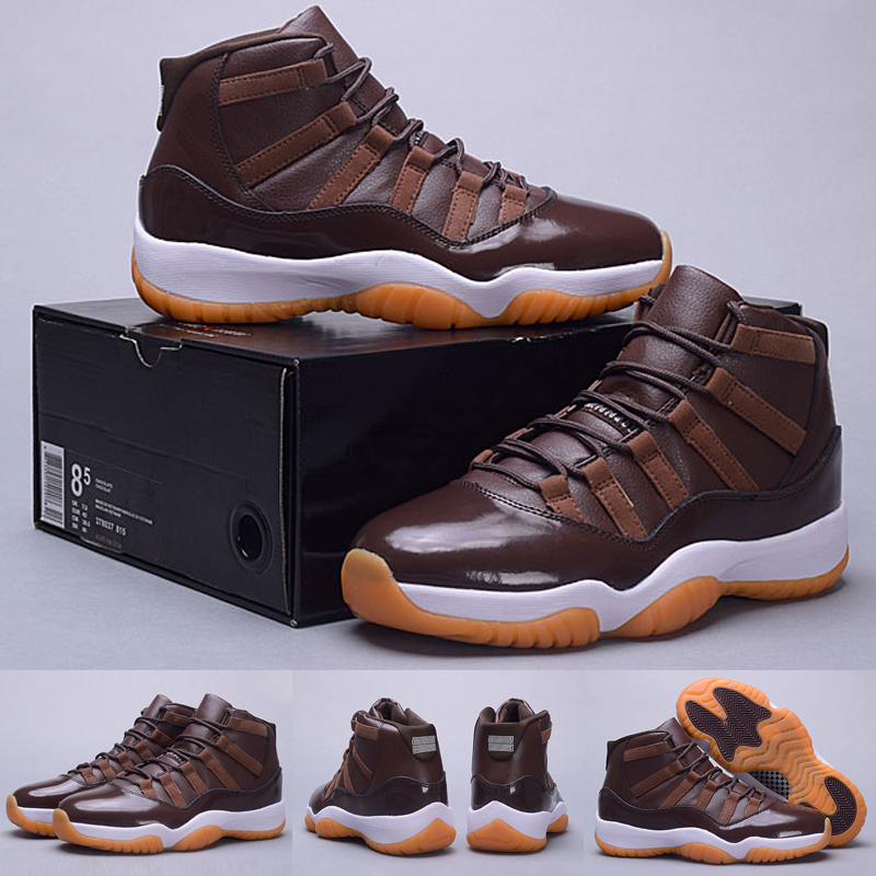 

Jumpman 11 11s Fashion Men Women Basketball Shoes Chocolates Brown White Orange Cool Grey High Bred Prom Night Concord 45 Mens Sneaker Shoes Size 36-47, As photo 39