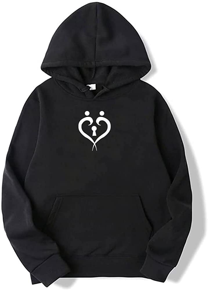 

XPLR Colby Brock Protect Your Heart Hoodie Merch Men/Women Hooded Sweatshirt Hip HOP Long Sleeve, Gray