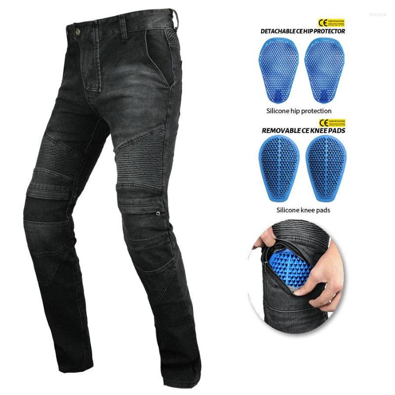 

Motorcycle Apparel VOLERO 2022 Men Pants Jeans Protective Gear Riding Touring Motorbike Trousers With Protect Gears Summer