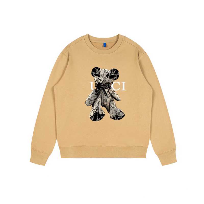 

Designer Luxury Guggi Classic Fashion Trend Round Neck Sweater In Winter Keep Warm Of Bear Print Pattern Versatile For Men And Women
