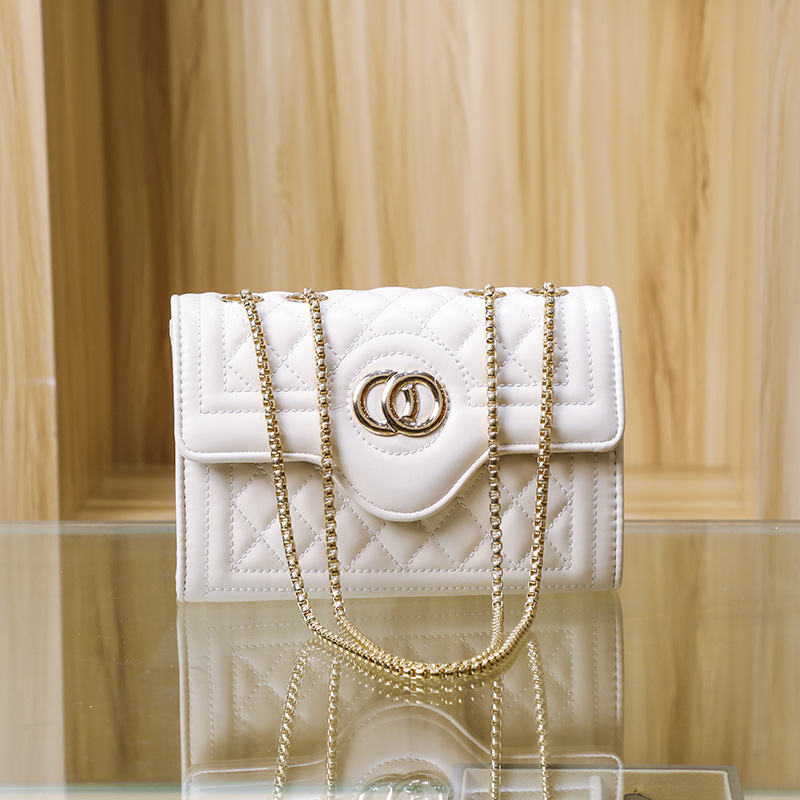 

Evening Bags 2022 New Simple Korean Version of Ringer Single Shoulder Female Chain Diagonal Cross Square Bag, Aspic