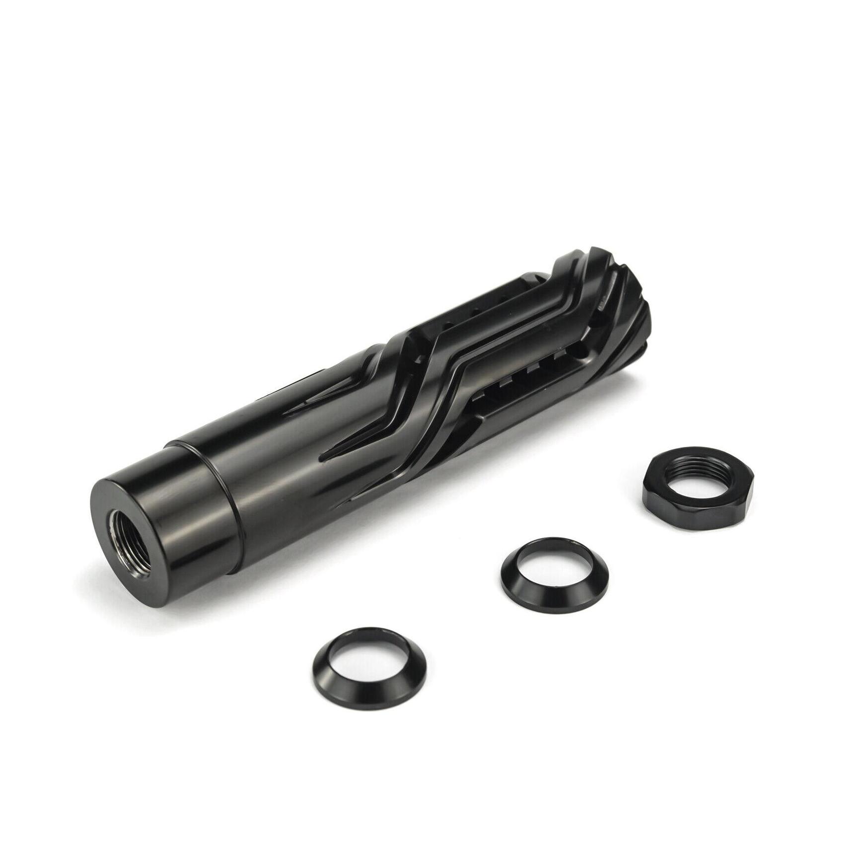 

Fittings Fittings Fl Stainless Steel 1/2X28 Muzzle Brake 28 Port 7.1Mm Hole For .22 /.223 / 5.56 Drop Delivery Mobiles Motorcycles P Dh4K6