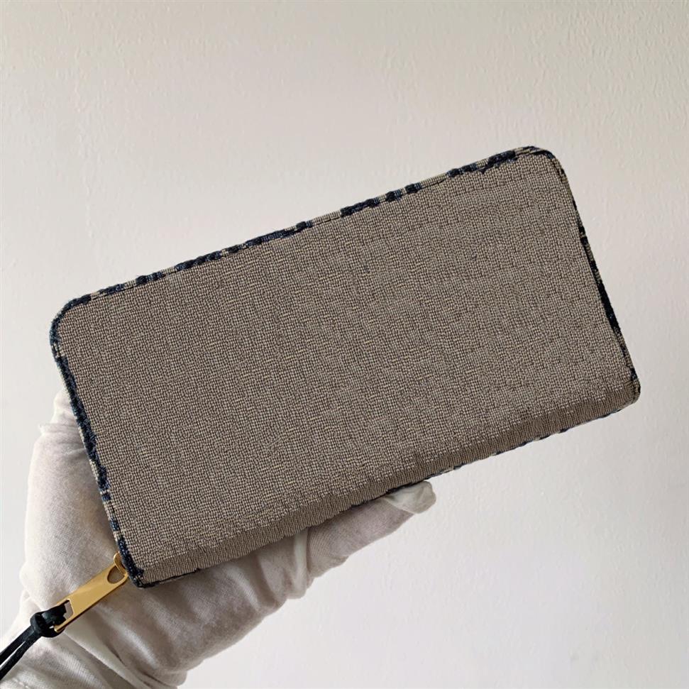 

Luxurys Designers Bags Handbag Purse Print Crossbody Bag Oblique long zip wallet261m, 5a blue