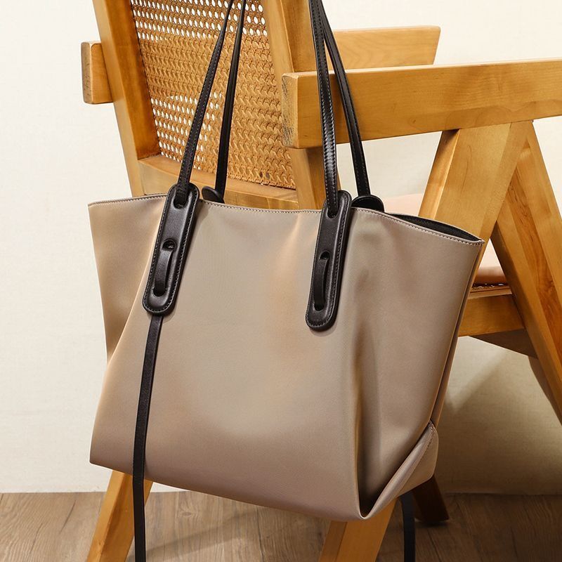 

Women Handbags Neonoe Bucket Bags High Quality Crossbody Shoulder Bags Classic Letter Genuine Leather Drawstring Handbag 165, Brown