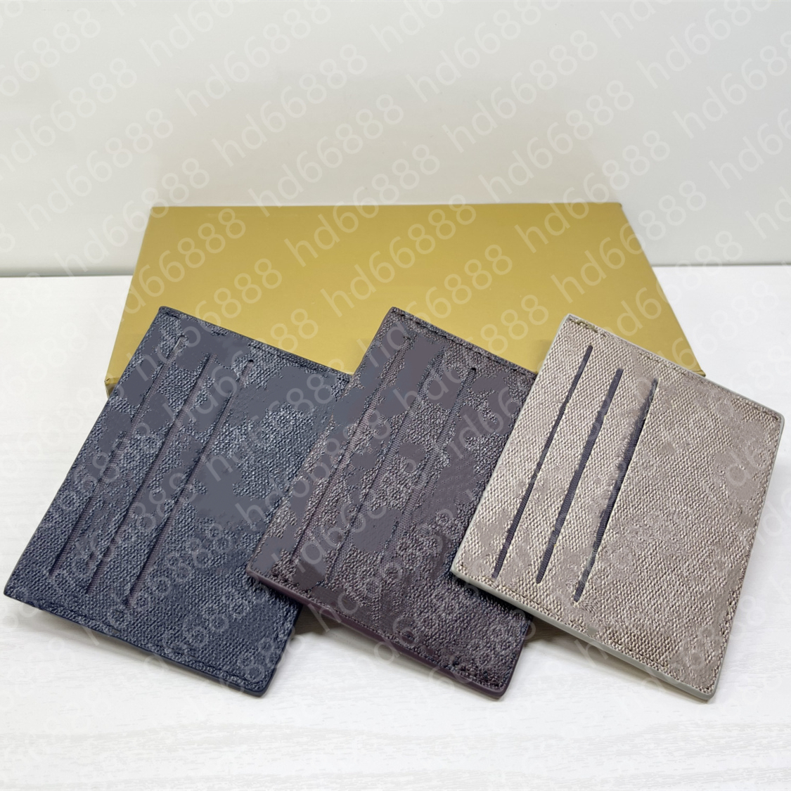 

Designer Credit ID Card Holder Purse Luxury Slim Leather Wallet Money Bags Big Plaid Cardholder Case for Men Women Fashion Mini Cards Bag, Apricot color