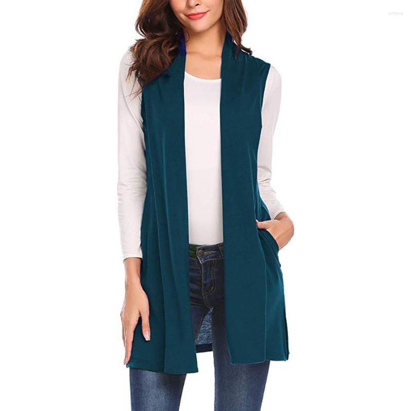 

Women' Vests FOLOBE Sleeveless Shawl Vest 2022 European And American Women' Plus Size Blouse Commuter Formal Wear Cardigan For Woman, Gray