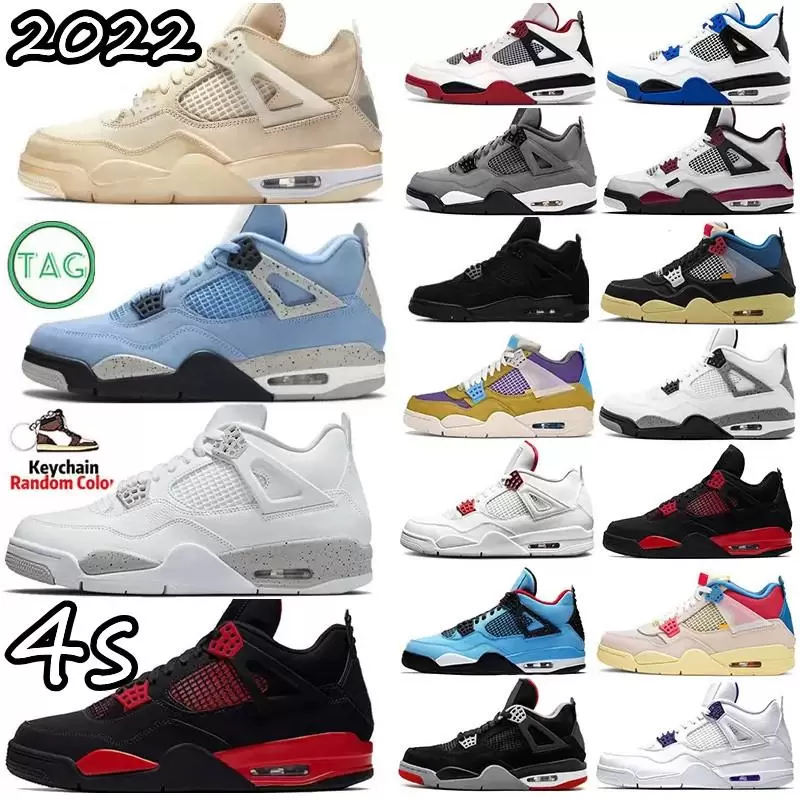 

Mens Shoes Sneakers Sports Trainers Blue Fire Red Oreo Bred Black Cat Dark Mocha White Cement 2022 Sail 4 4S Rebellionaire Heritage University, Shoes box