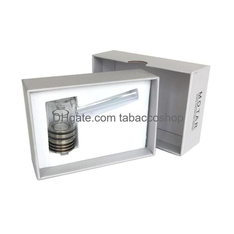 

Other Smoking Accessories Motar V2 Quartz Coilless Atomizer Smoking Accessories With 510 Thread Glass Moutiece Vaporizer Drop Delive Dhudj