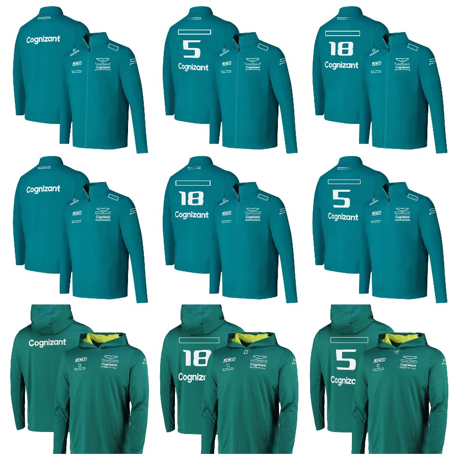 

2022 New F1 Zip Up Jacket Formula 1 Driver Sweatshirt Coat Spring Autumn Men's Casual Racing Jackets Plus Size Motocross Jersey