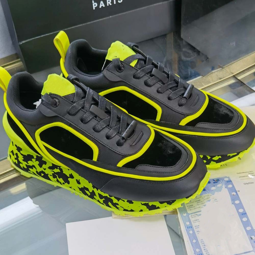 

Paris B Paceship Space Yacht shoes Multicolor suede nylon and mesh Racer low-top sneakers Fashion Shoes Dad Shoes Op25 Platform trainer a1