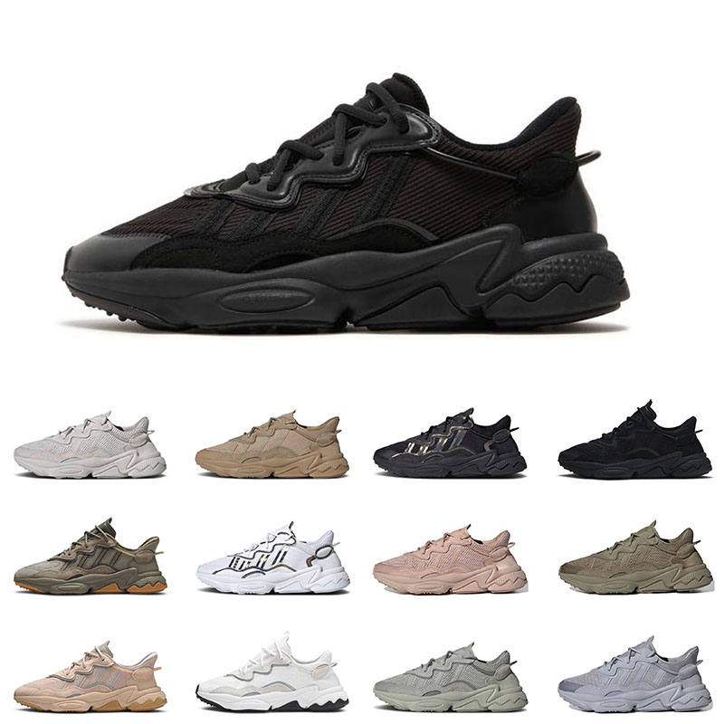 

triple s black carbon ozweegos adds running shoes for mend women designer dad shoe cloud white chalk pearl metal grey trace cargo wave ozweego classic sneakers, C10 black carbon 36-45