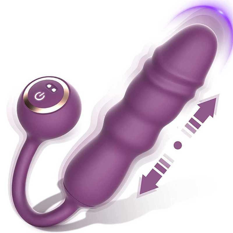 

Sex Toy Massager Thrusting g Spot Dildo Vibrator for Women Clitoris Stimulator Updated Propulsion Anal Butt Plug Adults Goods Sensory Toys, Purple