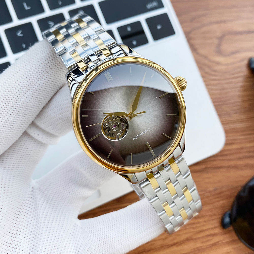 

Watch Mens Automatic Mechanical Watches 40mm Business Wristwatches 904L Stainless Steel Waterproof 100m Montre de Luxe, Colour 2